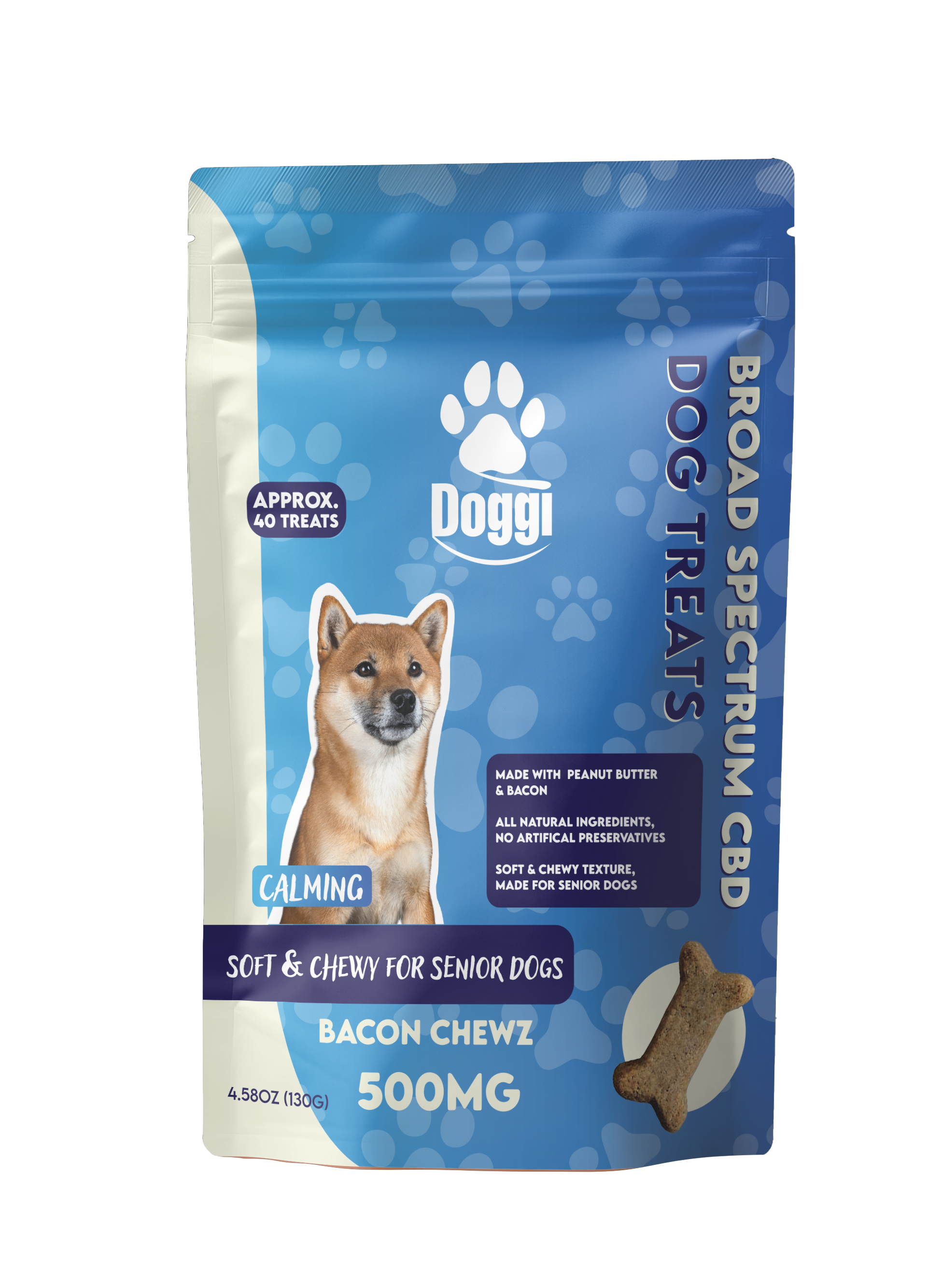 Doggi CBD Bacon Chewz 500MG Broad Spectrum CBD Dog Treats – Soft Doggi CBD Bacon Chewz 500MG Broad Spectrum CBD Dog Treats – Soft